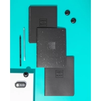 Тетрадь общая Attache Selection Квадрат ВW 165x220 мм 48л клетка скрепка