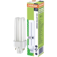 Лампа люминесцентная КЛЛ. OSRAM CFL DULUX D/E 26W/840 G24Q-3 122453