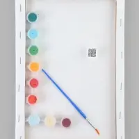 Картина по номерам &laquo;Новогодний корги&raquo;, 20&times;30 см