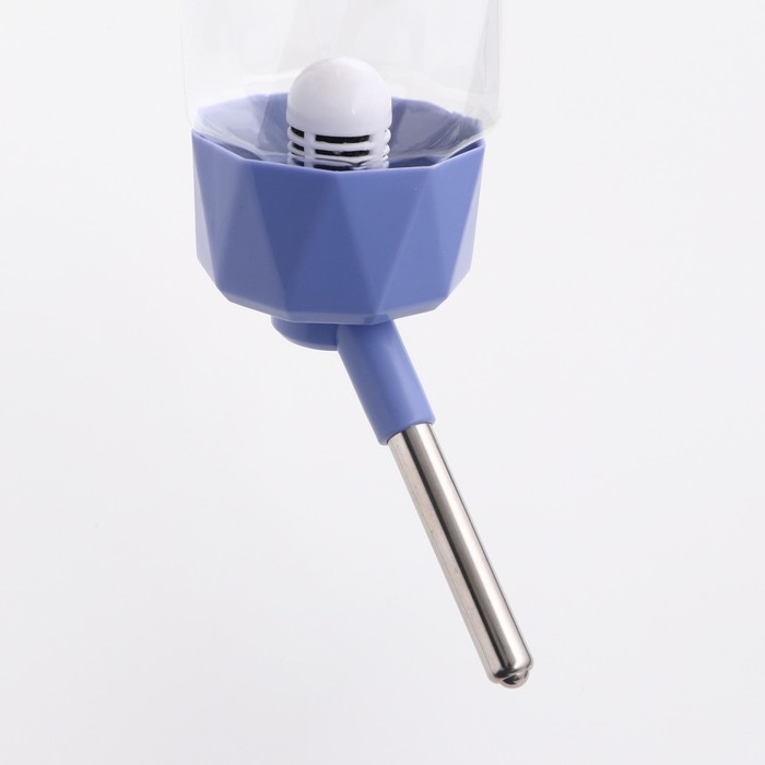 Поилка для грызунов, 250 мл, крепление-пружинка, синяя Поилка для грызунов, 250 мл, крепление-пружинка, синяя