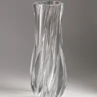 Ваза стекло настольная "Бьорг" 24,5х9 см, прозрачный