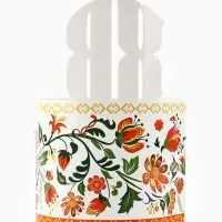 Форма ободок для кулича «ХВ», на Пасху, 41.6×18.7 см