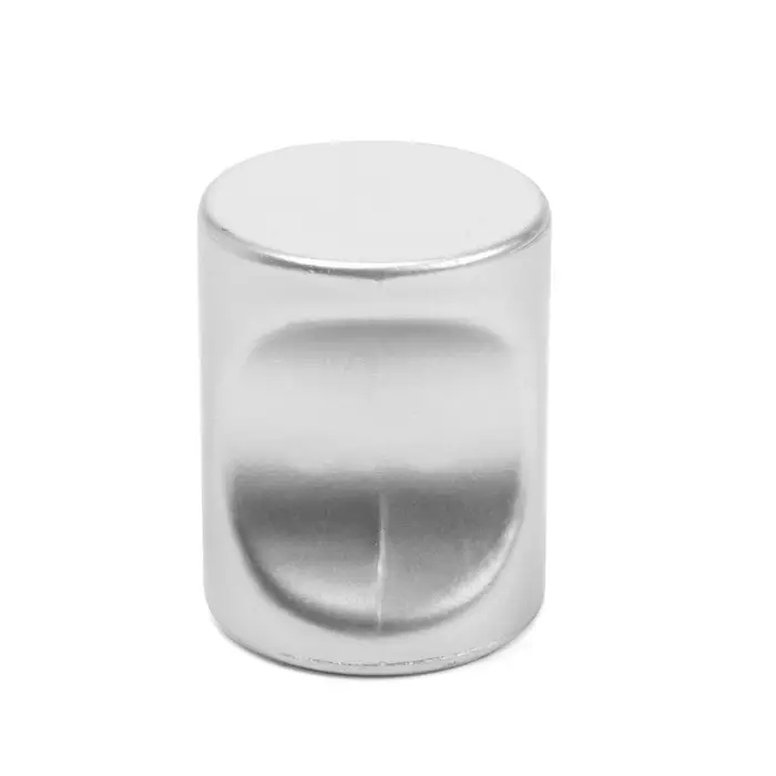 Ручка-кнопка CAPPIO РК102, d=18 мм, пластик, цвет матовый хром