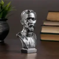 Бюст &laquo;Дзержинский&raquo;, фигурка гипс, металлик, 6&times;12&times;6 см