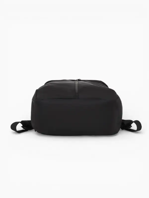 Рюкзак школьный, однотонный, 1 отделение, 3 кармана, 28&times;13&times;39 см, чёрный