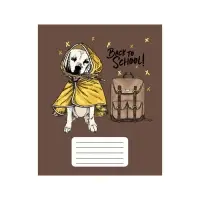 Тетрадь 12 листов в клетку Calligrata &laquo;Снова в школу&raquo;, обложка мелованная бумага, ВД-лак, блок офсет, белизна 95%, МИКС