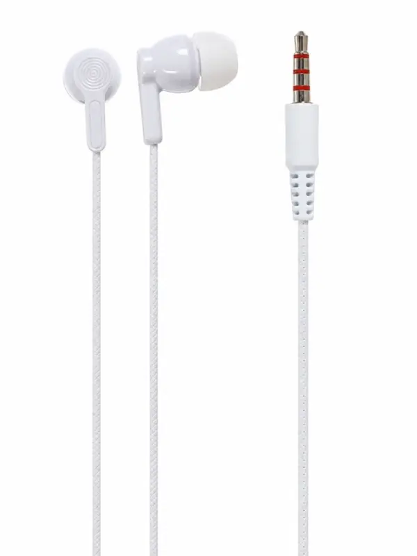 Наушники проводные SY-001, вакуумные, микрофон, Jack 3.5 мм, белые