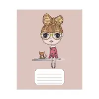 Тетрадь 24 листа в линейку, Calligrata, Fashion, МИКС