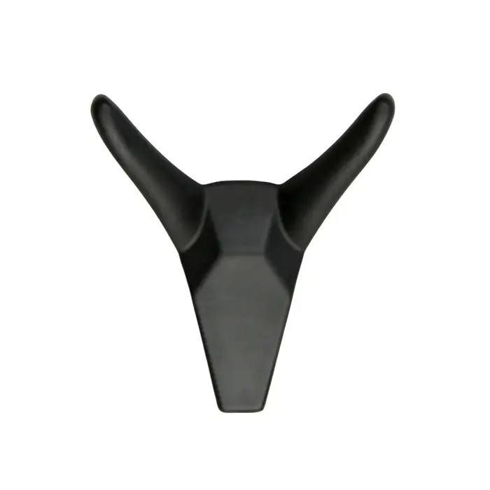 Крючок мебельный CAPPIO HORN, двухрожковый, цвет черный