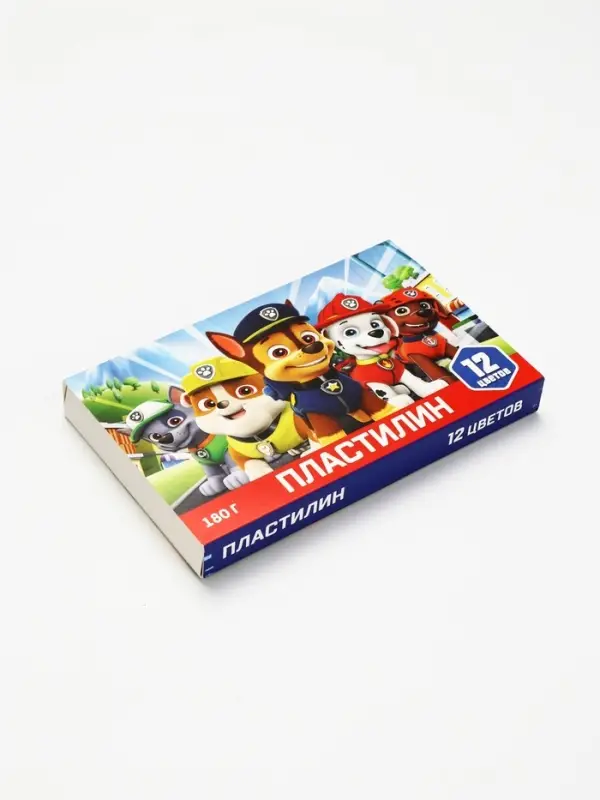 Пластилин 12 цветов, 180 г, Щенки &laquo;Щенки&raquo;