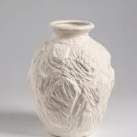 Ваза настольная керамика "Элой" 18х12 см, белый Ваза настольная керамика "Элой" 18х12 см, белый