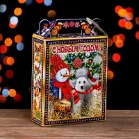 Подарочная коробка «Зимний» 16.8×7×25 см Подарочная коробка «Зимний» 16.8×7×25 см