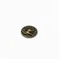 Монета новогодняя металлическая латунь «Монета прибыли» 2.5 см в подарочной коробке Монета новогодняя металлическая латунь «Монета прибыли» 2.5 см в подарочной коробке