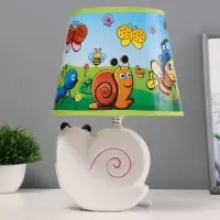 Лампа настольная RISALUX &laquo;Улитка&raquo;, Е14, 40 Вт, 20&times;20&times;31 см