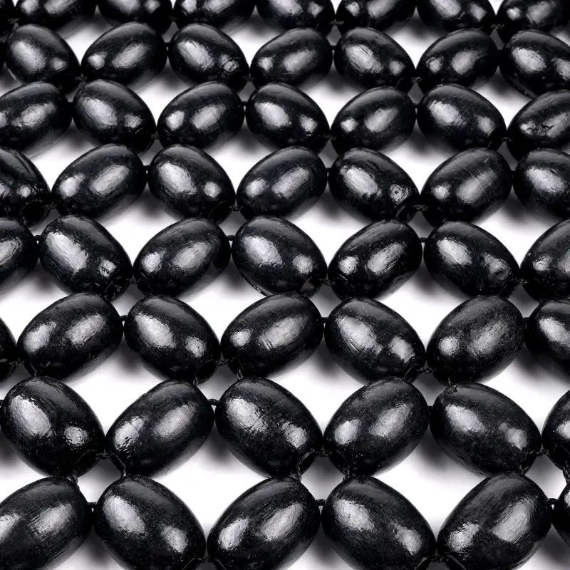 Накидка массажная AVS M2403-BL (большая) деревянные косточки (Черный), 1 шт.