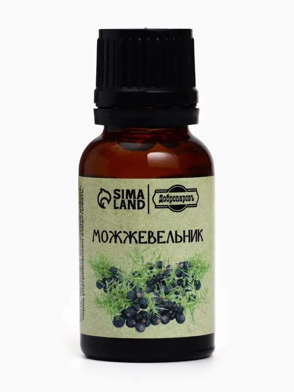 Эфирное масло &laquo;Можжевельник&raquo;, флакон-капельница, 17 мл &laquo;Добропаровъ&raquo;