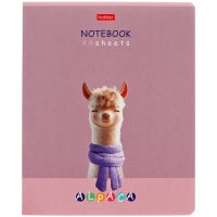 Тетрадь 48л кл "ALPACA", обл мел карт, скругл углы, лам Soft-touch, офс 60-65г/м², 5В МИКС