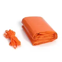 Термоодеяло универсальное Adventure, 240&times;150 см, трансформируемое в палатку и спальный мешок, оранжевое
