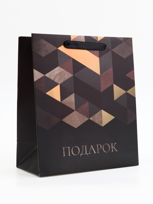Пакет подарочный вертикальный "Подарок", 23 × 27 × 11.5 см