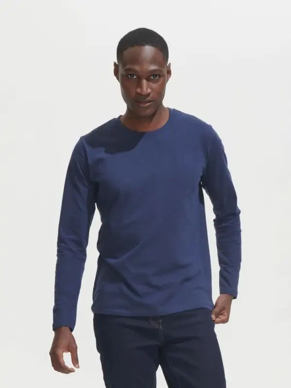 Футболка с длинным рукавом Imperial LSL Men темно-серая (графит), размер S