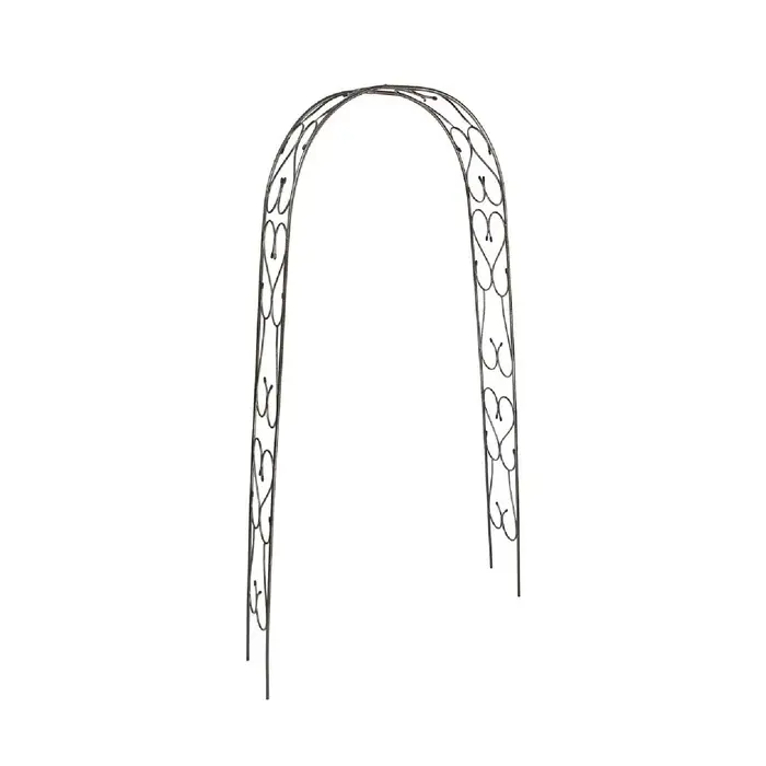 Арка садовая, 240 × 125 × 36.5 см, для вьющихся растений, металлическая, цвет бронзовый антик