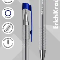 Ручка шариковая ErichKrause. ULTRA-20, синий стержень, игольчатый узел 0.7 мм