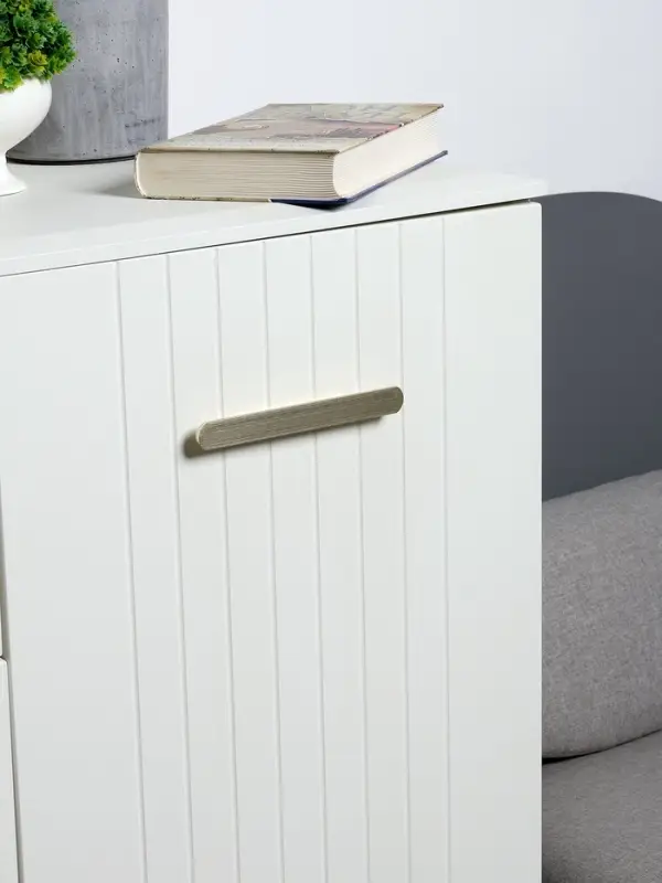 Ручка-скоба CAPPIO RSC021, алюминий, м/о 128 мм, цвет сатиновое золото