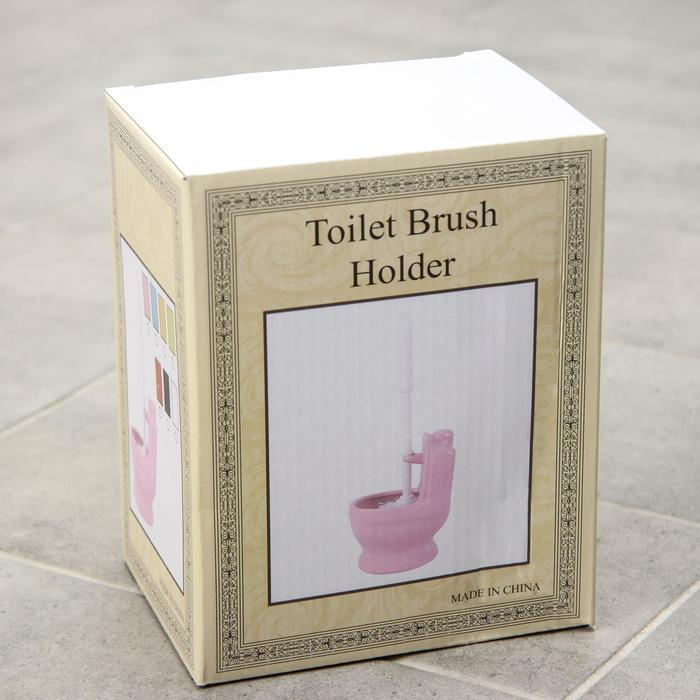 Ёрш для унитаза с подставкой «Классик», 10×14×32 см, цвет белый Ёрш для унитаза с подставкой «Классик», 10×14×32 см, цвет белый