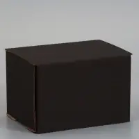 Коробка самосборная, черная, для подарков, хранения и отправки посылок, 17&times;12&times;10 см