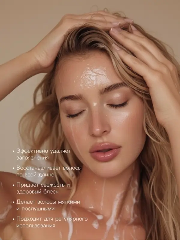 Шампунь для волос GOLDEN SPA глубокое очищение и восстановление, 570 мл
