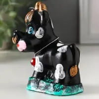 Копилка "Бычок" 11,5х10х6,5 см, чёрный Копилка "Бычок" 11,5х10х6,5 см, чёрный