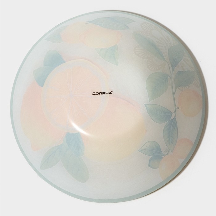 Салатник стеклянный Доляна «Дольче», 1,1 л, 22×5 cм