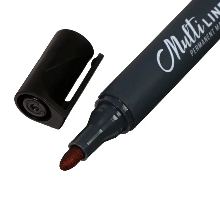 Маркер перманентный Berlingo. Multiline PE300, чёрный, узел 3.0 мм