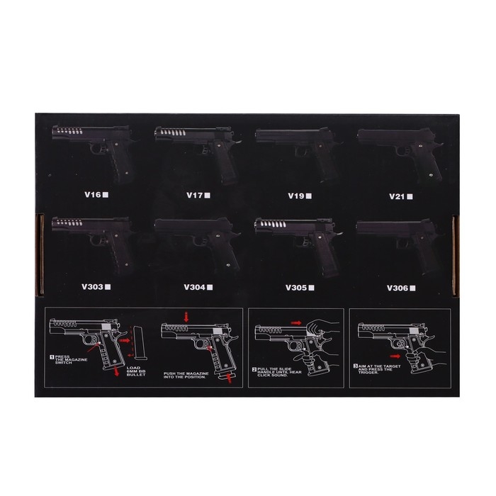 Пистолет пневматический детский «Чёрная молния» Пистолет пневматический детский «Чёрная молния»