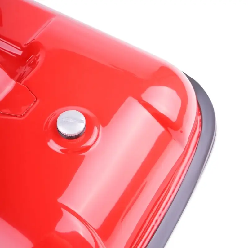 Канистра топливная металлическая горизонтальная 5 Л (красная) AVS HJM-05