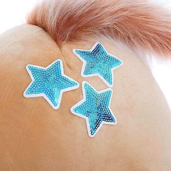 Качалка «Лошадка: Звёздочка», музыкальная, цвет бежевый, цвет звёзд МИКС Качалка «Лошадка: Звёздочка», музыкальная, цвет бежевый, цвет звёзд МИКС