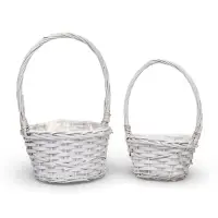 Набор корзин, 2 шт, 20х11х15/34 см, 25х20х14/42 см, из ивовой лозы
