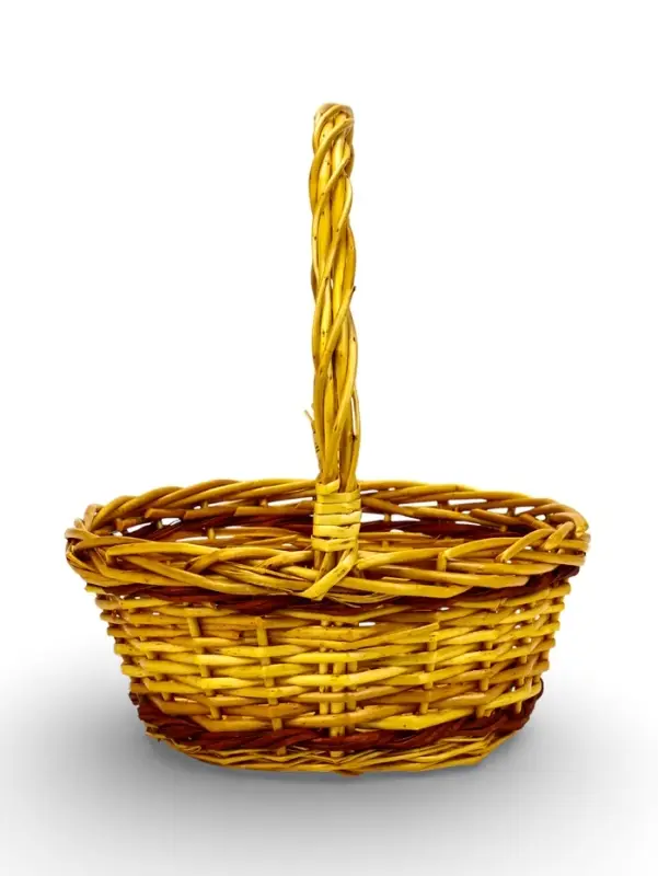 Набор корзин 3 шт ИВА 43x38x15 37х29x13 31х24x12 см ПЛЕТ ручка h=20/18/16 см