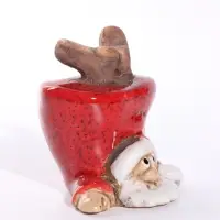 Сувенир керамика &laquo;Дед Мороз-трюкач&raquo; 6.5&times;7.3&times;7.5 см