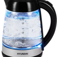 Чайник HYK-G3803 1,7л 2200Вт черный (стекло)