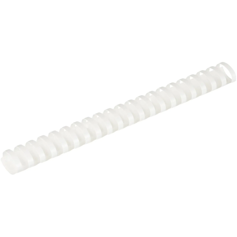 Пружины для переплета пластиковые 21 кольцо, 32 мм, (белые), 50 шт./уп