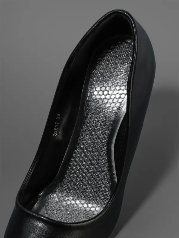 Полустельки для обуви, универсальные, массажные, силиконовые, 20.5&times;7 см, пара, прозрачные