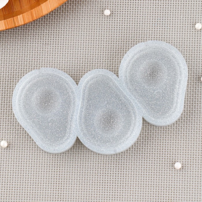 Силиконовый молд для леденцов и шоколада «Авокадо», 6×5.5 см, цвет прозрачный Силиконовый молд для леденцов и шоколада «Авокадо», 6×5.5 см, цвет прозрачный