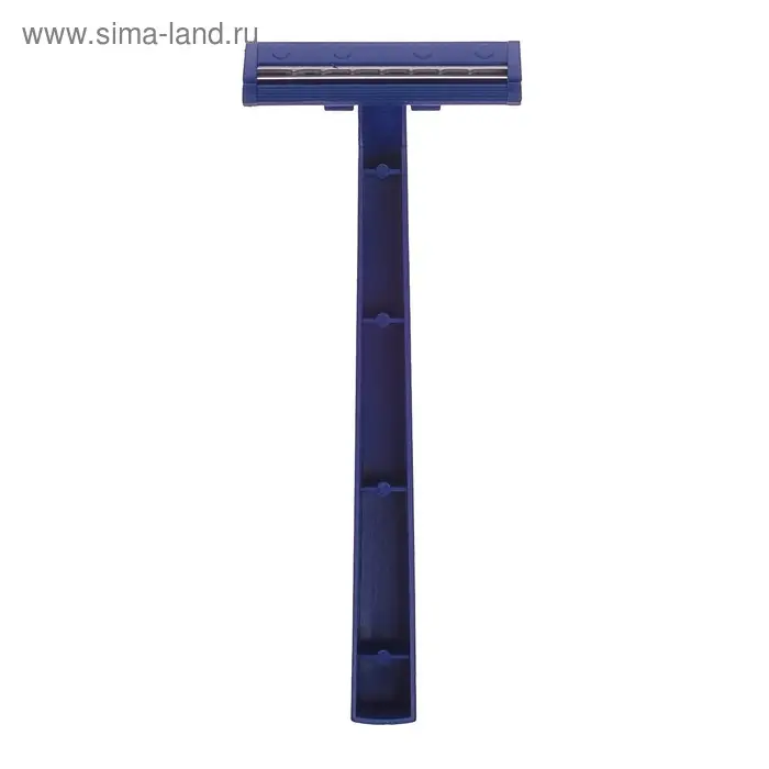 Бритвенные станки одноразовые LuazON, 2 лезвия, синие, 3 шт.