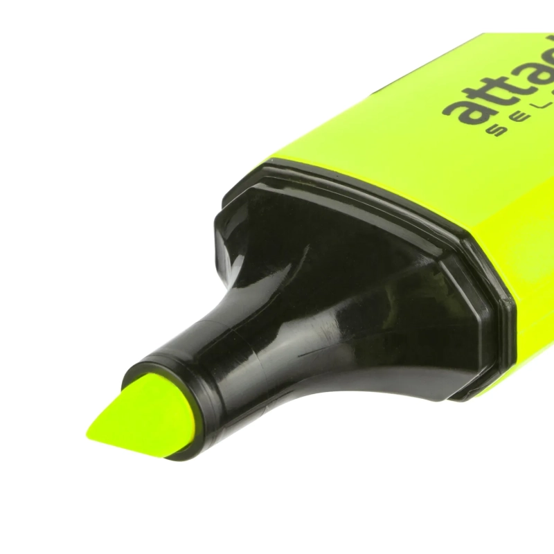 Маркер текстовыделитель Attache Selection Neon Dash 1-5мм желтый HL7010