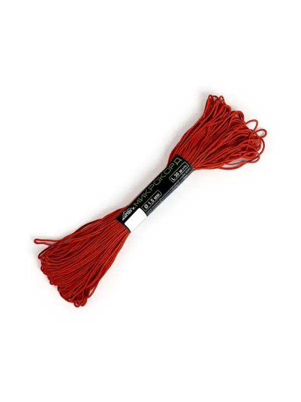 Микрокорд &laquo;Мастер К.&raquo;, d=1.5 мм, 30 м, нейлон, оранжевый