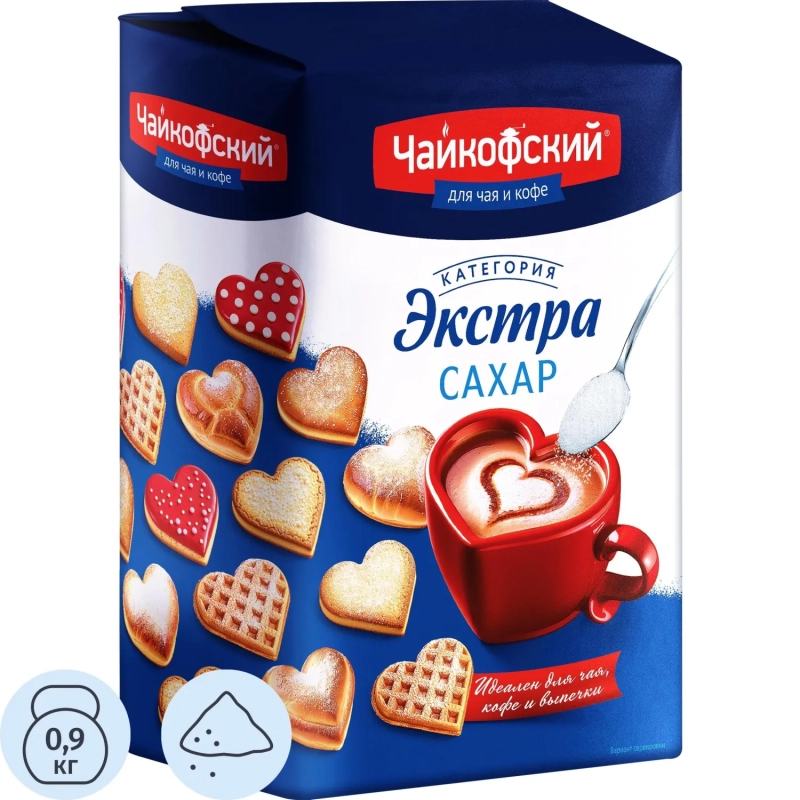 Сахарный песок Чайкофский 900г