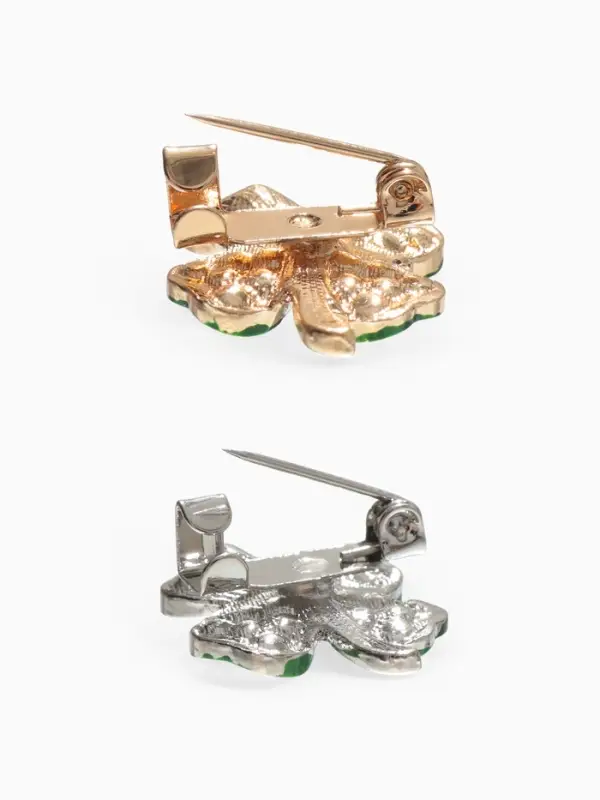 Брошь &laquo;Клевер&raquo;, на удачу, МИКС