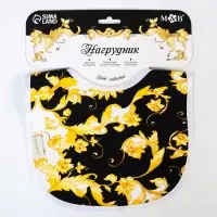 Нагрудник/слюнявчик для кормления M&B &laquo;Lux Style&raquo; на кнопке