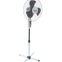 Вентилятор напольный Sakura SA-16G, осевой, 40 Вт, 40 см, 3 режима, таймер, с пультом, бело-серый